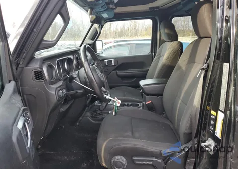 2022 Jeep Wrangler Unlimited Sport from USA, damaged, VIN 1C4HJXDN8NW220134